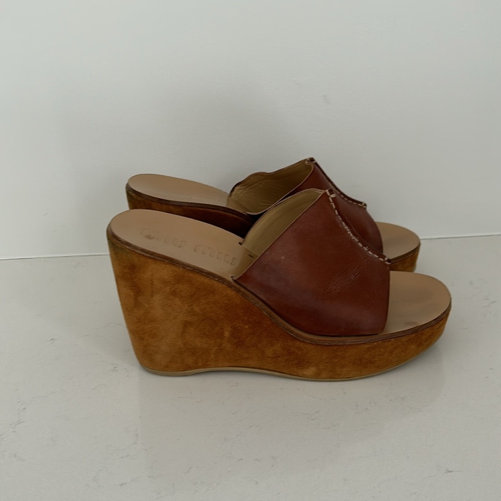 Mid Miu Vintage Platform Slides - image 3